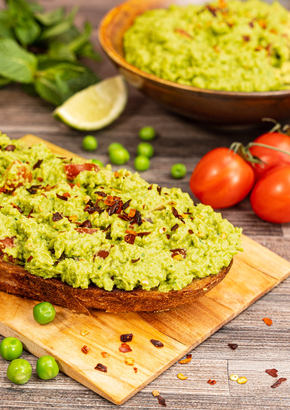 Rezept: Erbsen-Guacamole