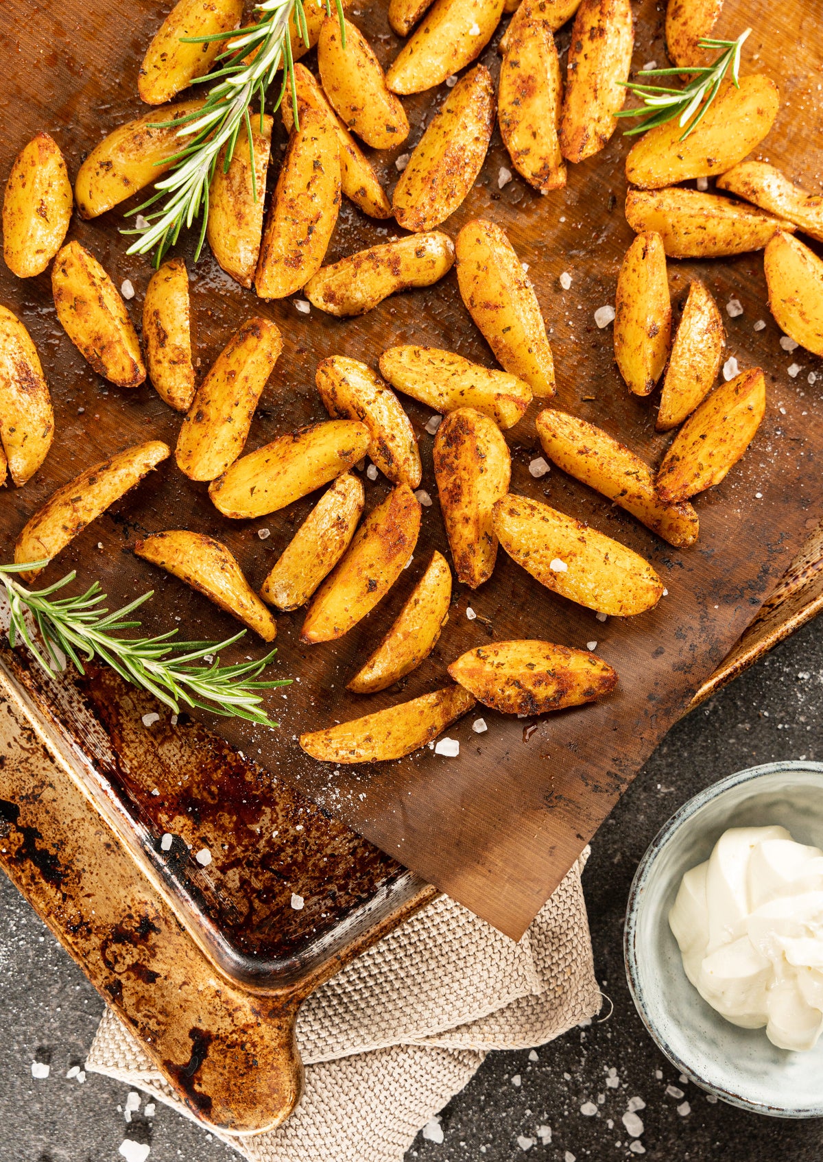 Rezept: Knusprige Ofenkartoffeln