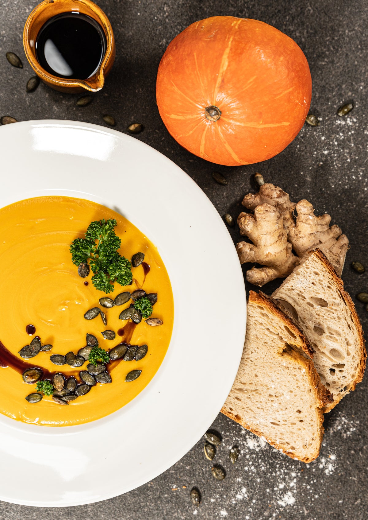 Rezept: Kürbis-Kokos-Cremesuppe