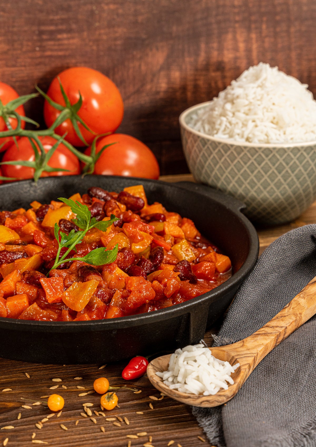 Rezept: Shakshuka mit Reis